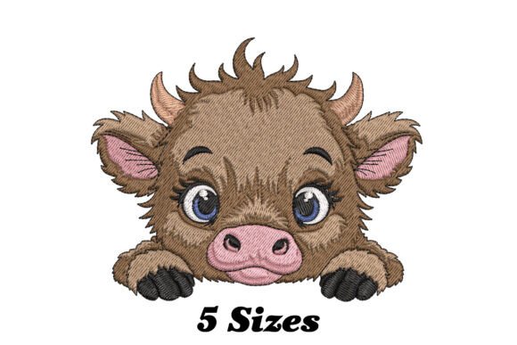 Baby Highland Cow Head