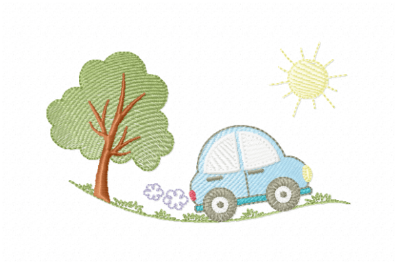 Car in the Garden