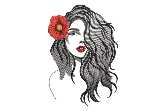 Elegant Woman Face