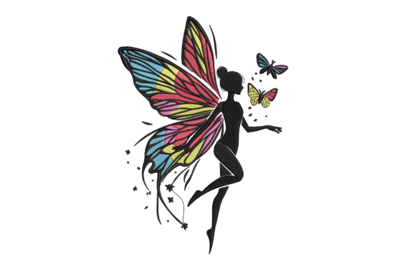 Enchanting Fairy with Butterfly Wings