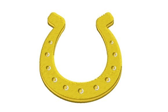 Lucky Horseshoe Embroidery Design