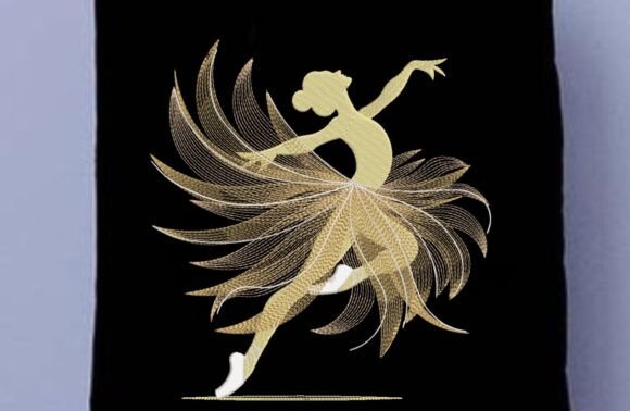 Magic Ballerina: Elegant Embroidery for Small Business Branding