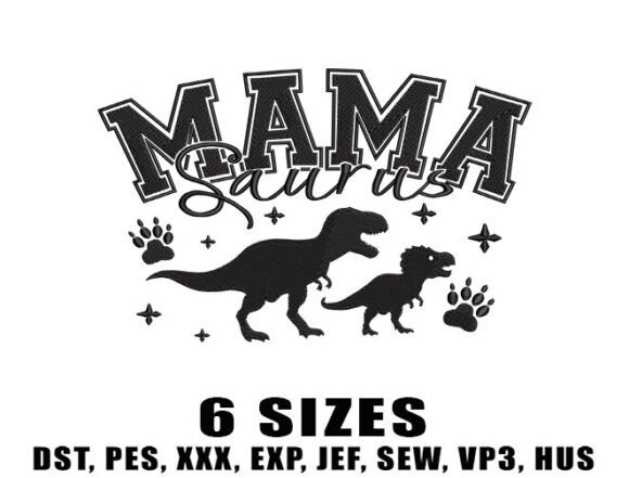Mama Baby Dino: Playful, Heartfelt Embroidery for Real Gifting Moments